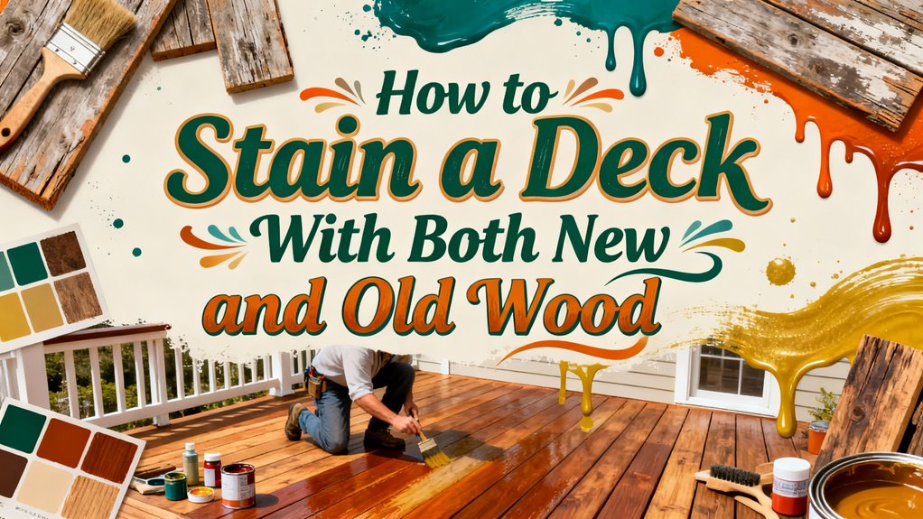 staining deck wood effectively