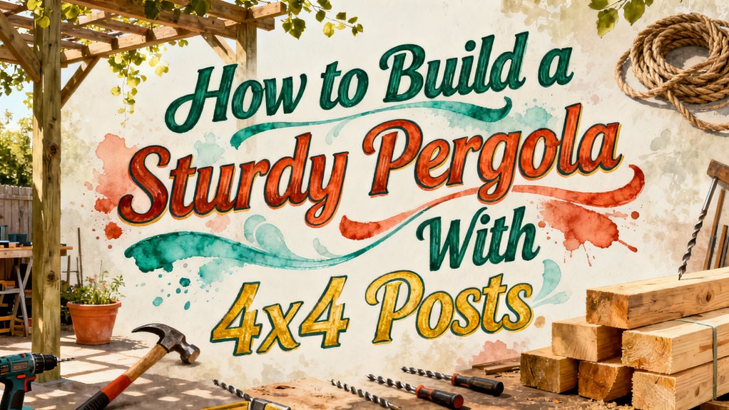 sturdy pergola construction guide