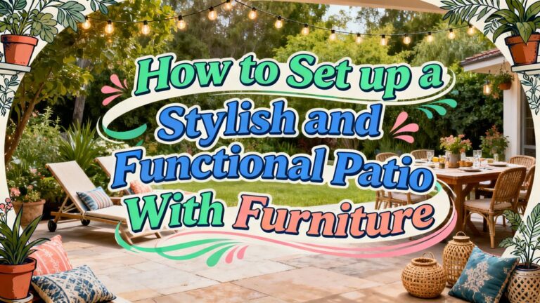 stylish functional patio furniture
