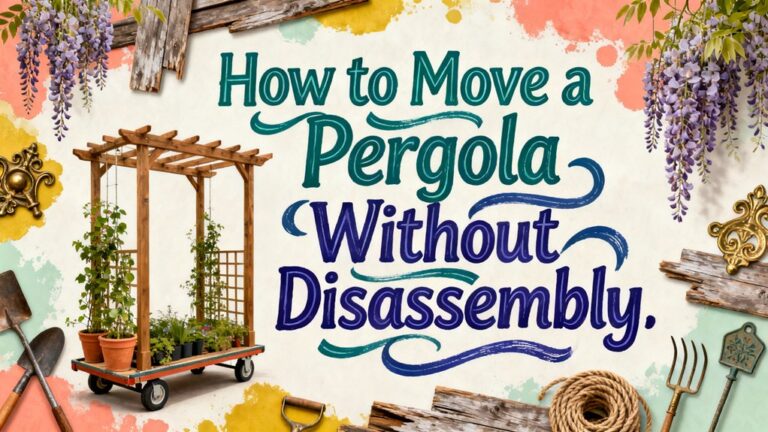 transport pergola intact safely