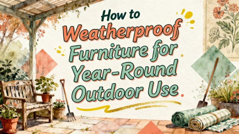 weatherproof outdoor furniture tips