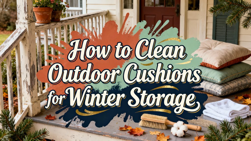 winter cushion cleaning tips