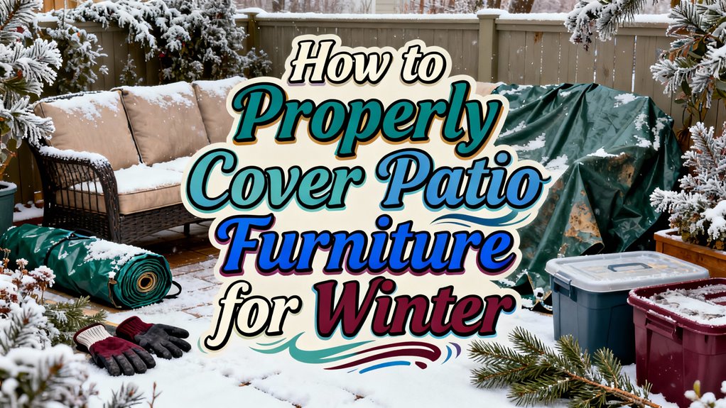 winterizing patio furniture effectively