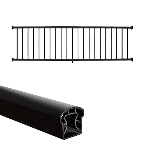 black deck railing kit