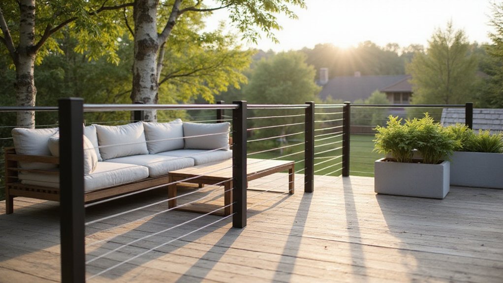 budget friendly deck railings