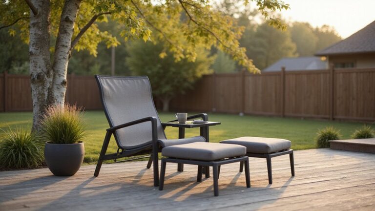 comfortable sling chair sets