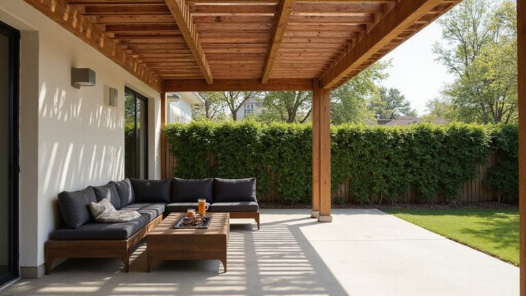 garage pergola outdoor transformation