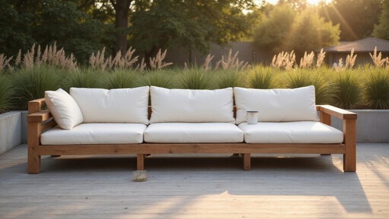nine wooden patio furniture