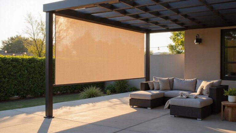 patio privacy enhancing screens