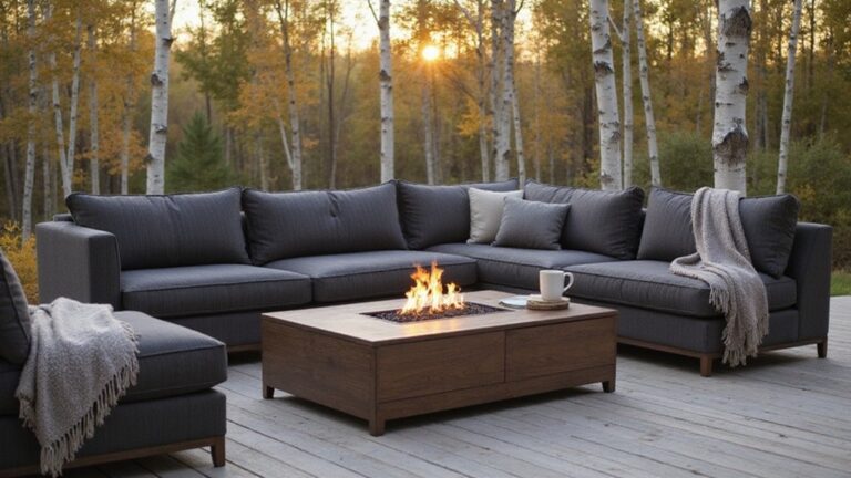 patio sets with fire pits