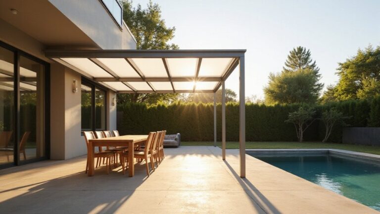 polycarbonate roof pergola options