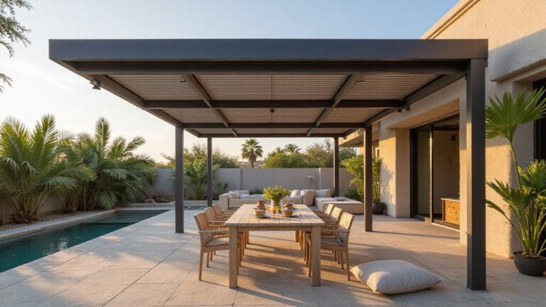 top louvered roof pergolas