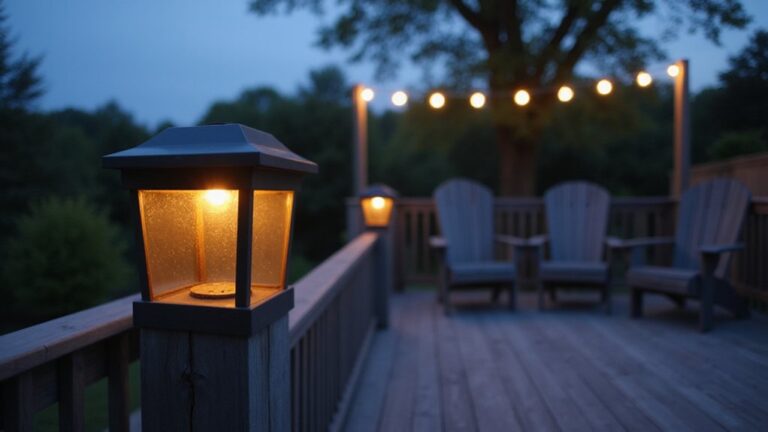 top solar deck lighting