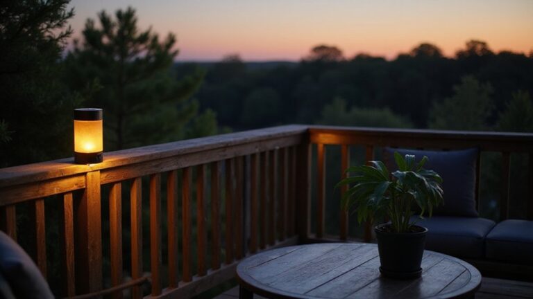 top solar deck lighting