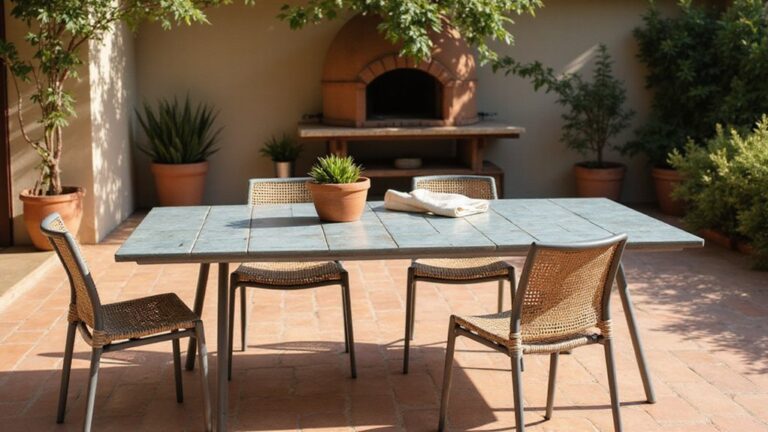 top tile patio tables